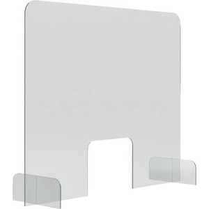 magnetoplan, Magnetoplan Schutzwand 70 cm x 85, Magnetop Hygienewand, 850mm x 700mm, Acrylglas, 1102785