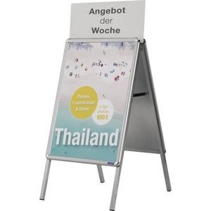 magnetoplan, magnetoplan Kundenstopper Typ SP, wetterfest DIN A0, magnetoplan Kundenstopper, Typ SP, Aluminium, DIN A0