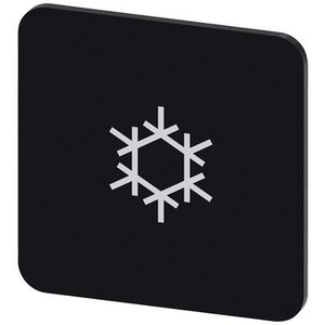 Siemens, Siemens Bezeichnungsschild quadratisch (B x H) 22 mm x 22 mm Kühlung Schwarz, Weiß 1 St., Siemens 3SU1900-0AF16-0RW0 Bezeichnungsschild quadratisch (B x H) 22 mm x 22 mm Kühlung Schwarz, Weiß 10 St.