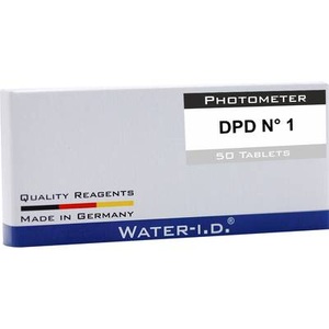 Water ID, Water ID 50 Tabletten DPD N°1 für PoolLAB Tabletten