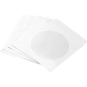Basetech, Basetech BT-2267609 Weiß 1 St., Basetech CD Hülle BT-2267609 1 CD/DVD/Blu-Ray Weiß Papier 50 St.