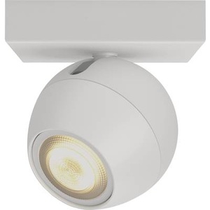 Philips Lighting, Philips Lighting Hue LED Decken- und Wandleuchte Buckram GU10 5 W, Philips Hue Buckram LED-Spot in Weiß Dimmschalter
