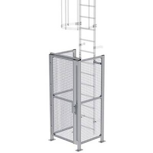 Günzburger Steigtechnik, Günzburger Steigtechnik 63504 Sicherungsschranke Aluminium blank für Ausstieg links 1 St., 