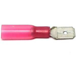E+P, E+P EP Flachstecker WP 6.3 x 0.8 mm, homme, EP Flachstecker WP 6.3 x 0.8 mm, männlich, Rot, 10 Stk.
