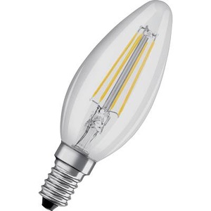 Osram, OSRAM LED STAR Plus 4-W-LED-Kerzenlampe E14, warmweiß, dimmbar per Lichtschalter, Osram Classic LED E14 Kerze Fadenlampe Klar 4W 470lm - 827 Extra Warmweiß | 3 Step Dim - Ersatz für 40W