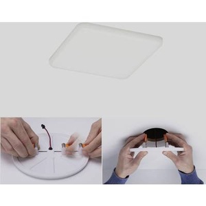 Paulmann, Paulmann EB Panel Veluna VariFit 92397 LED-Einbauleuchte 8.50 W Neutral-Weiß Satin, Paulmann 92397 EB Panel Veluna VariFit LED-Einbauleuchte LED 8.50 W Satin