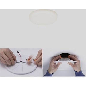 Paulmann, Paulmann EB Panel Veluna VariFit 92387 LED-Einbauleuchte 4.50 W Warm-Weiß Satin, Paulmann 92387 EB Panel Veluna VariFit LED-Einbauleuchte LED 4.50 W Satin