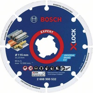 X-LOCK Diamant-Metallscheibe 115 x 22,23 Bosch Accessories 2608900532 Durchmesser 115 mm 1 St.