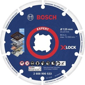 X-LOCK Diamant-Metallscheibe 125 x 22,23 Bosch Accessories 2608900533 Durchmesser 125 cm 1 St.