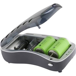 GP Batteries, GP Batteries Universal Rundzellen-Ladegerät NiMH Micro (AAA), Mignon (AA), Baby (C), Mono (D), 9 V Block, 