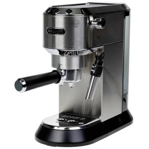 DELONGHI, DeLonghi DeLonghi Siebträgermaschine Dedica EC 685.M Silber Espressomaschine mit Siebträger Silber 1350 W E.S.E. Pad