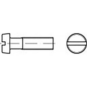 TOOLCRAFT TO-6853215 Zylinderkopfschrauben M8 30 mm Schlitz DIN 84 Edelstahl V4A A4 50 St.