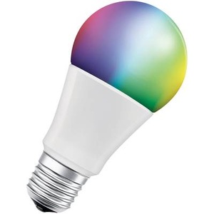 LEDVANCE SMART+, LEDVANCE SMART+ Bluetooth E27 Classic 10W RGBW, angeschlossenes LED-Leuchtmittel E27 glas weiß / Smart+ RGBW mehrfarbig - Standard 10W= 60W - Ledvance weiß en glas