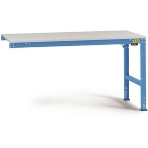 Manuflex, Manuflex LU6018.5012 ESD-Arbeitstisch UNIVERSAL Standard Anbautisch mit Melaminplatte, BxTxH = 1000 x 800 x 763-873 mm, 