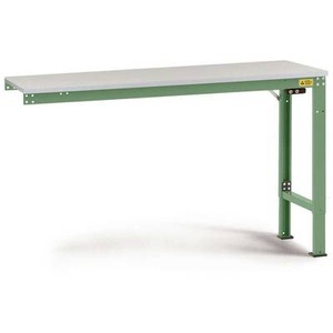 Manuflex, Manuflex LU8096.6011 ESD-Arbeitstisch UNIVERSAL Spezial Anbautisch mit Kunststoffplatte, BxTxH = 1750 x 1000 x 728-1028, 