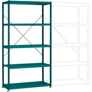 Manuflex, Manuflex RP1054.5021 Fachbodenregal-Grundmodul (B x H x T) 1030 x 2000 x 600 mm Stahlboden, 