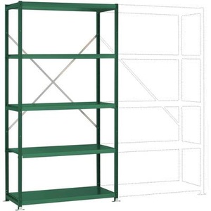 Manuflex, Manuflex RP1052.6011 Fachbodenregal-Grundmodul (B x H x T) 1030 x 2000 x 400 mm Stahlboden, 
