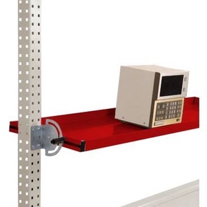 Manuflex, Manuflex AS1718.3003 Neigbare Ablagekonsole für PACKPOOL Packtische, Nutztiefe 345 mm. Für Tischbreite 1750 mm, 