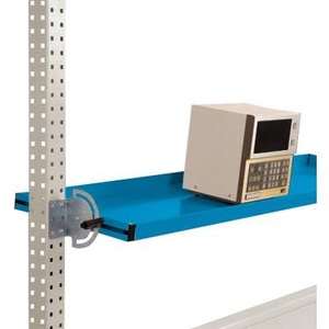 Manuflex, Manuflex AS1714.5012 Neigbare Ablagekonsole für PACKPOOL Packtische, Nutztiefe 195 mm. Für Tischbreite 2000 mm, 