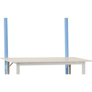 Manuflex, Manuflex AS1663.5012 Aufbausäulen in Lichtblau RAL 5012 für alle PACKPOOL Spezial Packtische, Nutzhöhe 600 mm, 