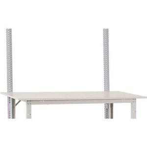 Manuflex, Manuflex AS1663.9006 Aufbausäulen in Alusilber ähnlich RAL 9006 für alle PACKPOOL Spezial Packtische, Nutzhöhe 600 mm, 