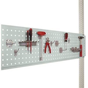 Manuflex, Manuflex AS1702.7035 Werkzeug-Lochplatte für PACKPOOL, Nutzhöhe = 300 mm. Für Tischbreite 1500 mm, 