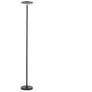 Leuchten Direkt, home24 LED-Stehleuchte Hans, Moderne Stehlampe schwarz inkl. LED mit Touch Dimmer - Hanz
