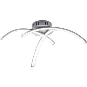 Leuchten Direkt, home24 LED-Deckenleuchte Valerie II, Design Deckenleuchte Stahl 3-fach inkl. LED - Faleri