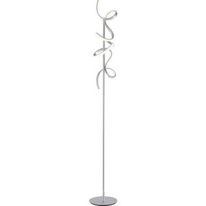 LeuchtenDirekt, LeuchtenDirekt CURLS 19031-21 LED-Stehlampe Silber