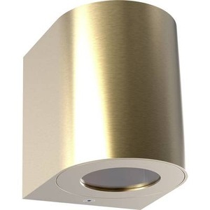Nordlux, LED-Außenwandleuchte Canto 2, 10 cm, messing, LED-Außenwandleuchte Canto 2, 10 cm, messing