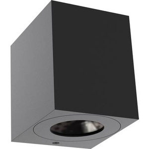 Nordlux, LED-Außenwandlampe Canto Kubi 2, 10 cm, schwarz, 