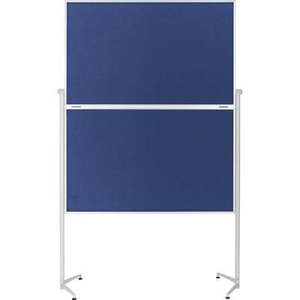 magnetoplan, magnetoplan Moderationstafel EVOLUTION plus klappbar Filz blau, Magnetop Design-Moderatorentafel, Filz blau, klappbar, 1151303