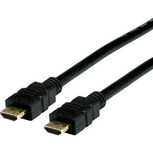 VALUE, Value HDMI Anschlusskabel HDMI-A Stecker, HDMI-A Stecker 2.00 m Schwarz 11.99.5692 doppelt geschirmt HDMI-Kabel, VALUE 4K HDMI Ultra HD Kabel mit Ethernet, ST/ST, schwarz, 2 m