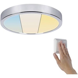 Paulmann, Paulmann Aviar LED-Deckenlampe WhiteSwitch Ø 30cm, Paulmann 78926 PAULMANN LED-Wandleuchte LED 18.00 W Chrom