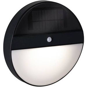 Paulmann, Paulmann Solar-Wandleuchte Elois, Bewegungsmelder, Paulmann 94264 Eloise Solar-Wandlampe EEK: G (A - G) 1 W Warmweiß Anthrazit