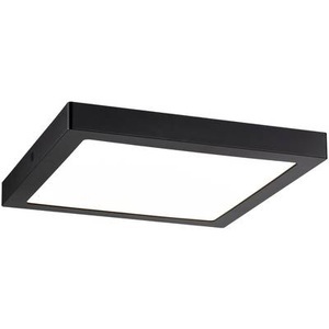Paulmann, PAULMANN LED-Panel-Deckenleuchte ABIA, Paulmann Abia 70985 LED-Panel 22 W Warmweiß Schwarz (matt)