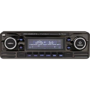 Caliber Audio Technology, Caliber Audio Technology RMD120DAB-BT-B Autoradio Bluetooth®-Freisprecheinrichtung, inkl. DAB-Antenne, Retro Design, 