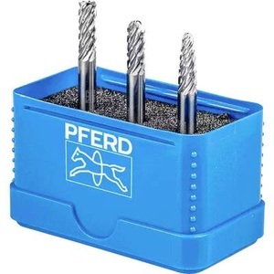 Pferd, PFERD 21901406 Frässtift-Set, Pferd Hartmetallfrässtifte-Set 3-tlg. Ø 6 mm