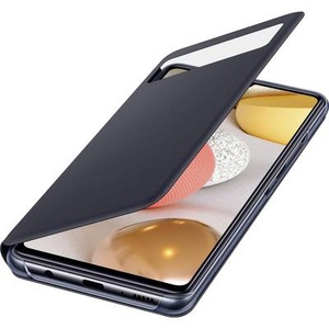 Samsung, Samsung - Galaxy A42 5G Smart S-View Cover Tasche - Schwarz, 