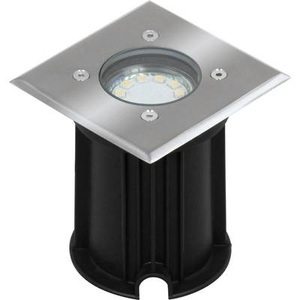 Ranex, Ranex Luton 3-W-LED-Bodeneinbaustrahler eckig, IP65, Smartwares RANEX 01.586.20 Außeneinbauleuchte GU10 LED 3 W Silber