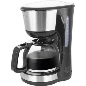 Emerio, EMERIO CME-122933 Kaffeemaschine Schwarz, Silber Fassungsvermögen Tassen=12 Glaskanne, Warmhaltefunktion