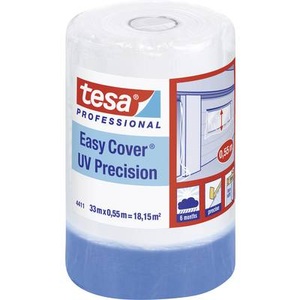Tesa, tesa 04411-00002-00 Abdeckfolie tesa Easy Cover® (L x B) 33.00 m x 550.00 mm 33 m, tesa 04411-00002-00 Abdeckfolie tesa Easy Cover® Blau (L x B) 33 m x 55 cm 1 St.
