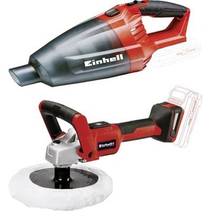 Einhell, Einhell TE-VC 18 Li + CE-CP 18/180 Akku-Handstaubsauger ohne Akku, inkl. Akku-Poliermaschine, Einhell Power X-Change TE-VC 18 Li + CE-CP 18/180 Akku-Handstaubsauger inkl. Akku-Poliermaschine, ohne Akku