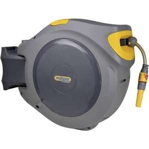 Hozelock, Hozelock FLOWMAX Auto Reel 30 m 2597 0000 30 m Grau Gartenschlauchaufroller, Hozelock FLOWMAX Auto Reel 30 m 2597 0000 30 m 1 St. Grau, Gelb Gartenschlauchaufroller