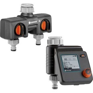 Gardena, Bewässerungssteuerung Select & 2-Wege Verteiler - Aktion, GARDENA GARDENA Bewässerungssteuerung Select & 2-Wege-Verteiler Aktion 01893-34 Bewässerungssteuerung