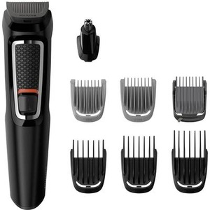 Philips, Philips MG3730/15 - Multigroom series 3000, Philips Multigroom Serie 3000 8-in-1 Barttrimmer Schwarz