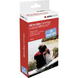 Agfaphoto, AgfaPhoto AMC20 Fotodrucker Fotopapier 1 St., Agfaphoto - Patrone und Sofortfotopapier Agfa Kit 20 Fotos