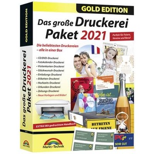 Markt & Technik, Das grosse Druckereipaket 2021 - Gold Edition / Software, Das große Druckereipaket 2021 - Gold Edition