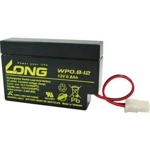 Long, Long WP0.8-12 WP0.8-12 Bleiakku 12 V 0.8 Ah Blei-Vlies (AGM) (B x H x T) 96 x 62 x 25 mm AMP-Buchse Geringe, 
