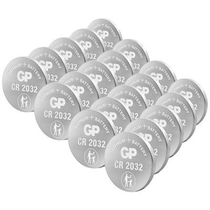 GP Batteries, GP Batteries GPCR2032-2CPU20 Knopfzelle CR 2032 Lithium 3 V 20 St., GP Batteries Lithium CR2032 20x 3V Knopfzelle